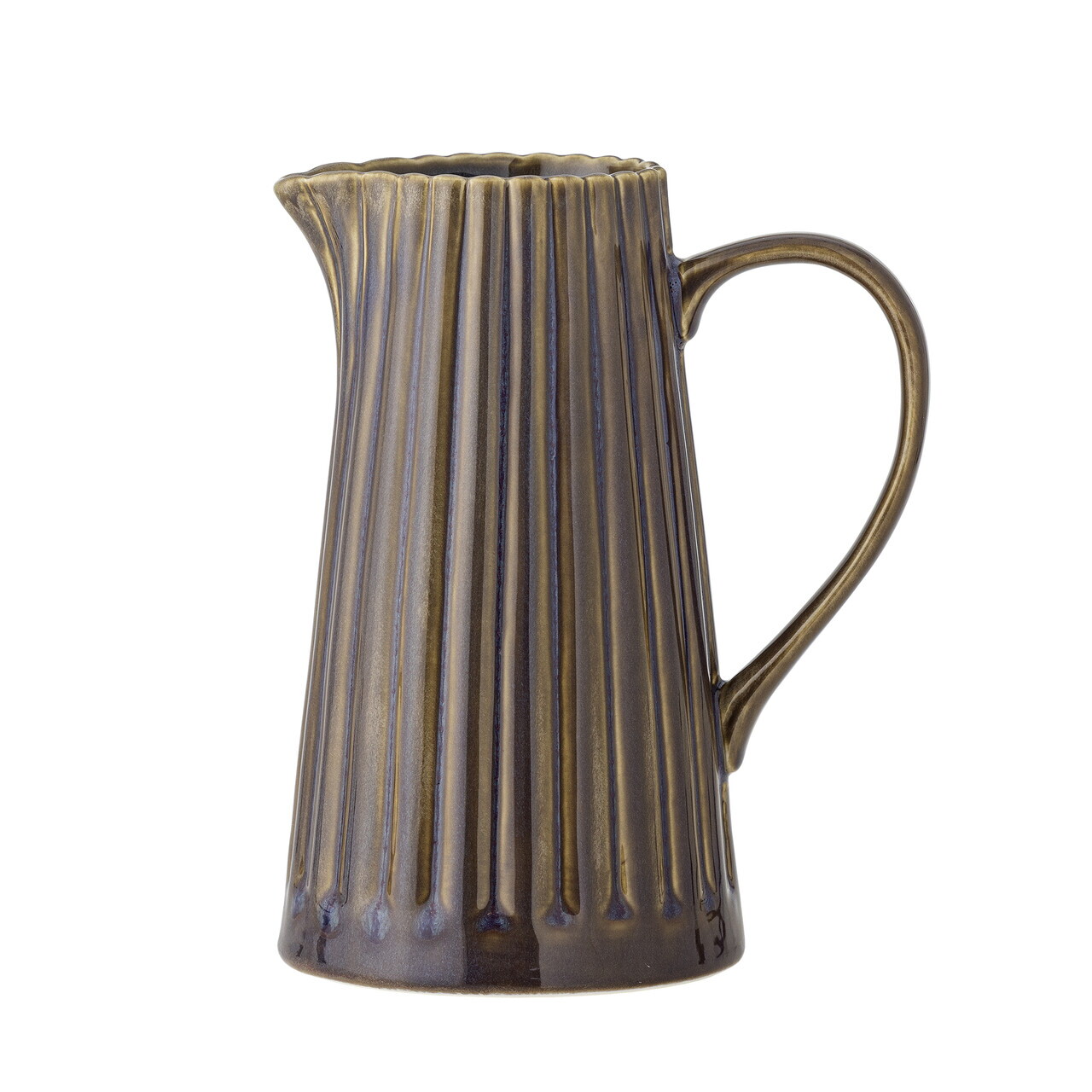 Carafa, Bloomingville, Latina, 20x25 cm, 1.2 L, ceramica, mov - imagine 6